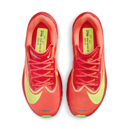 Zoom Fly 6 Women's :Bright Crimson | Lime