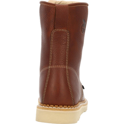 Georgia Boot Wedge Moc Toe GB00480 Mens Brown Wide Work & Safety Boots