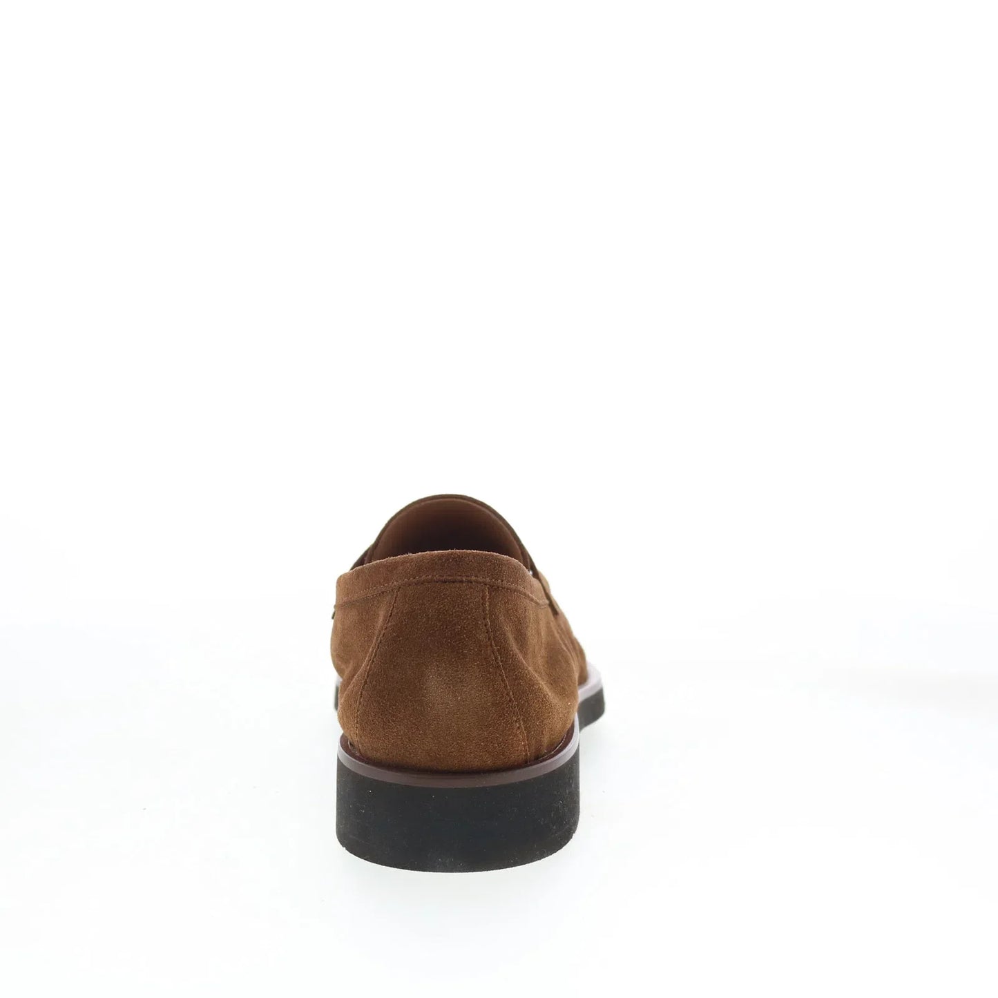 Di Bianco GBF407 Mens Brown Suede Slip On Loafers & Slip Ons Penny Shoes