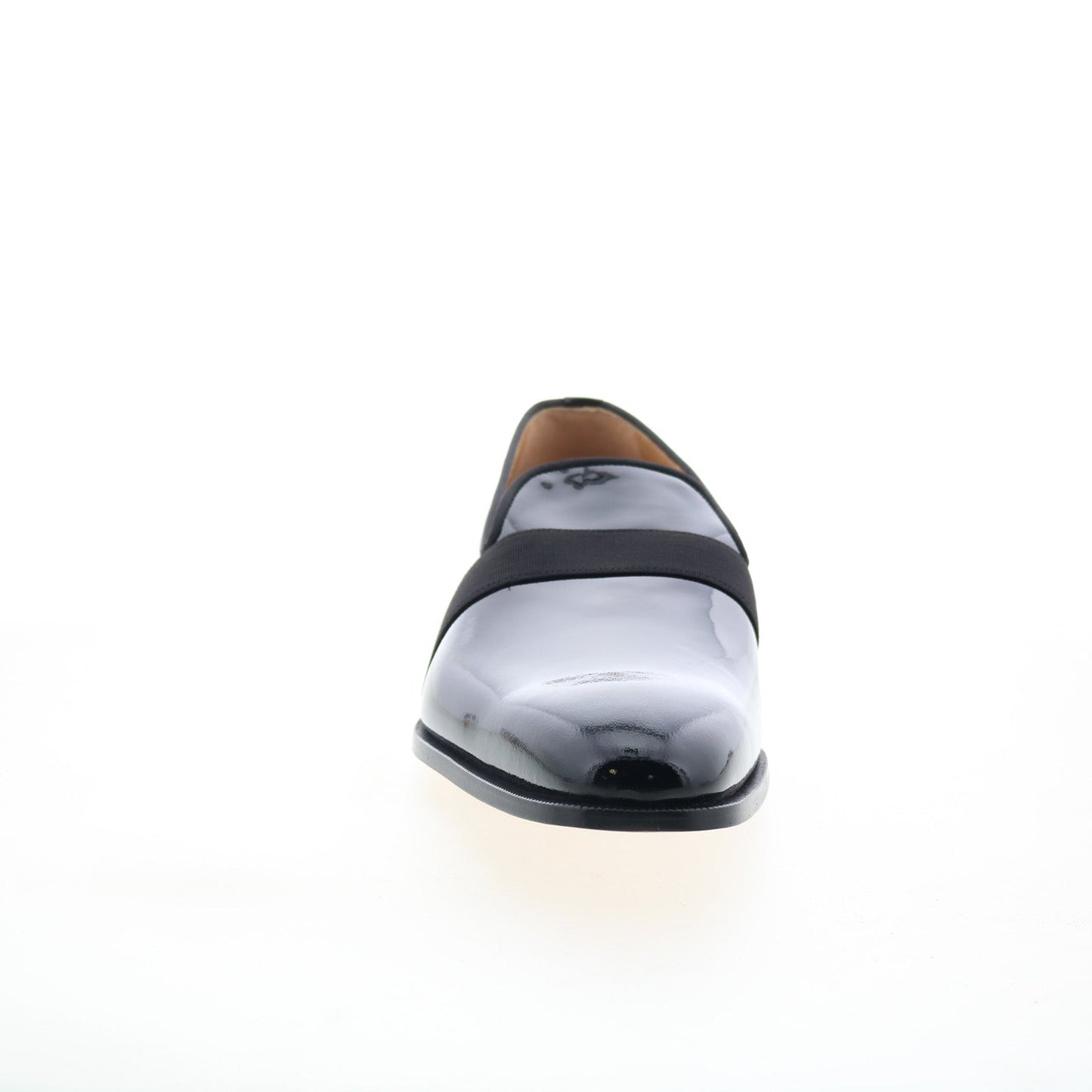 Di Bianco Vernice Tuxedo GBF786 Mens Black Loafers & Slip Ons Casual Shoes
