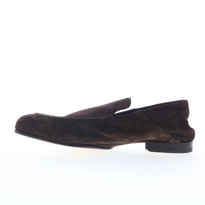 Di Bianco Gallipoli Mens Brown Suede Slip On Loafers & Slip Ons Casual Shoes