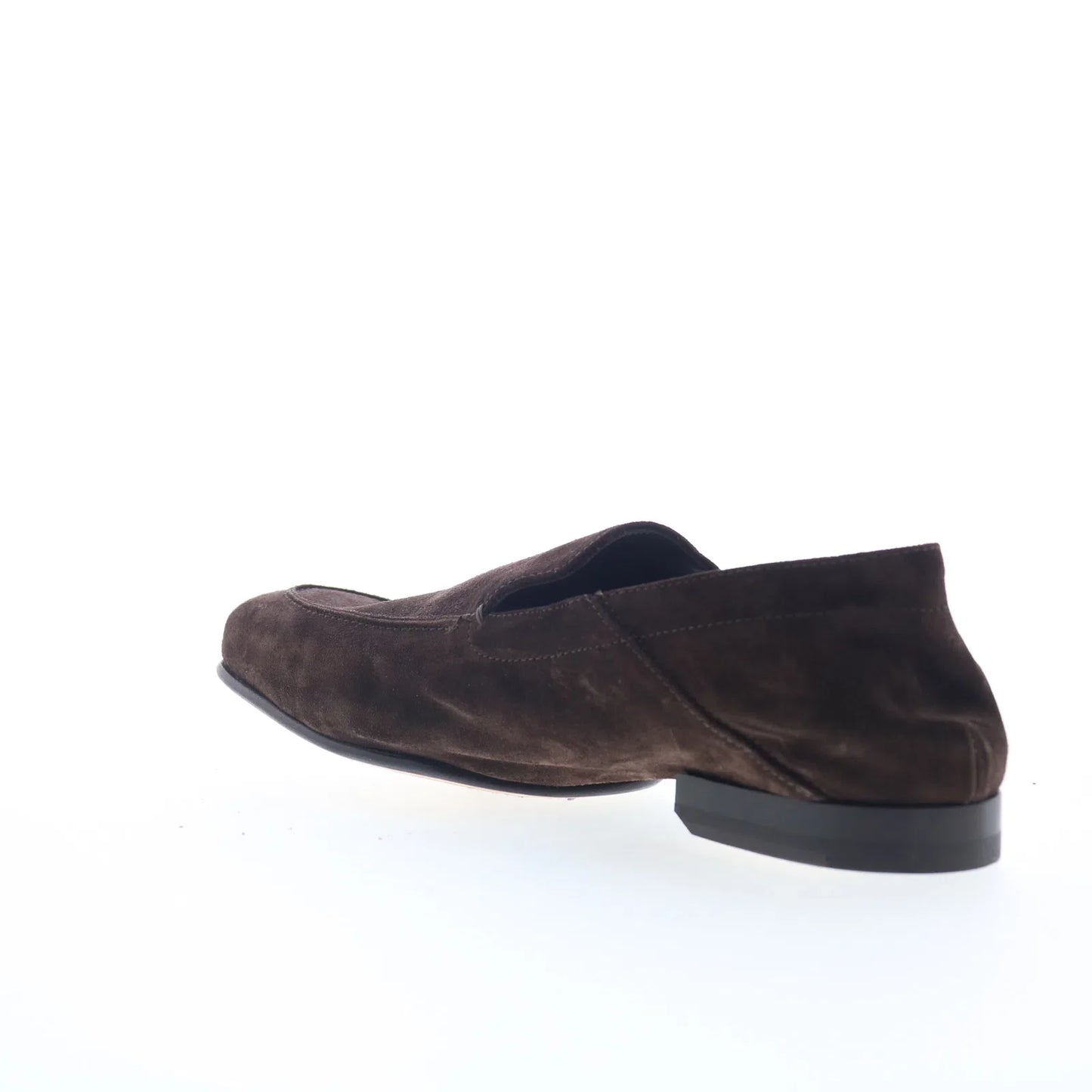 Di Bianco Gallipoli Mens Brown Suede Slip On Loafers & Slip Ons Casual Shoes