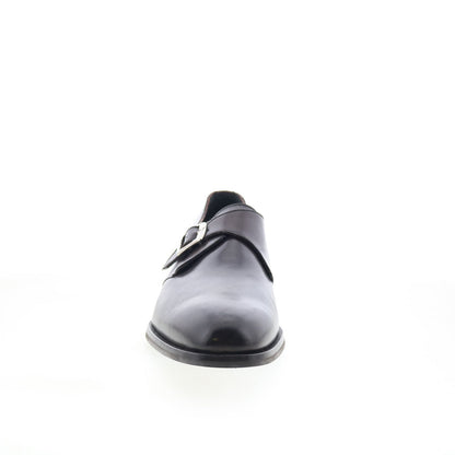 Di Bianco Garibaldi Mens Black Leather Loafers & Slip Ons Casual Shoes