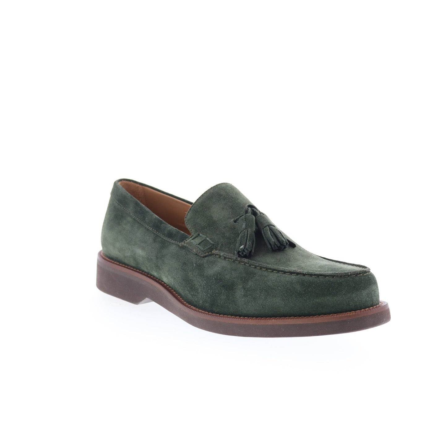 Pastori by Di Bianco Gordian Mens Green Loafers & Slip Ons Casual Shoes