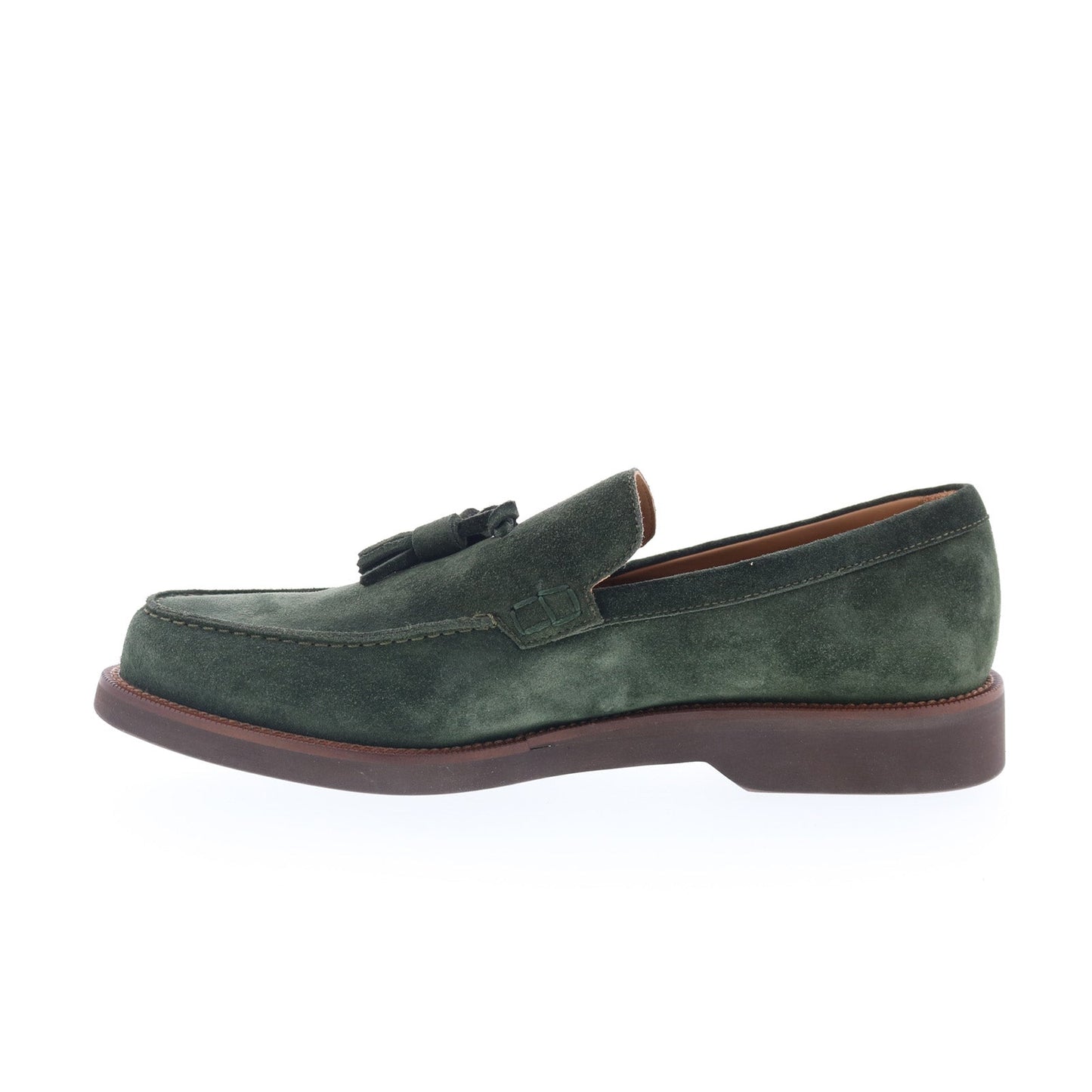 Pastori by Di Bianco Gordian Mens Green Loafers & Slip Ons Casual Shoes