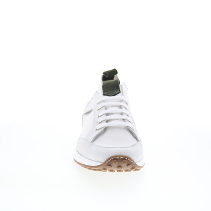 Pastori by Di Bianco Gratain Mens White Leather Lifestyle Sneakers Shoes