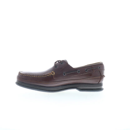Hitchcock Canoe Boat H2608 Mens Brown Extra Extra Wide 5E Loafers Boat Shoes