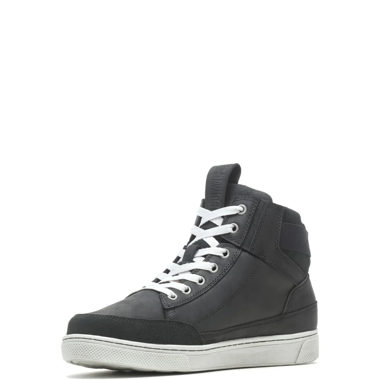 Harley-Davidson Bauman DE D50002 Mens Black Leather Lifestyle Sneakers Shoes