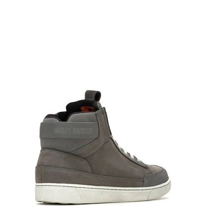 Harley-Davidson Bauman DE D50003 Mens Gray Leather Lifestyle Sneakers Shoes