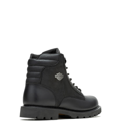 Harley-Davidson Clarkson D93862 Mens Black Leather Motorcycle Boots