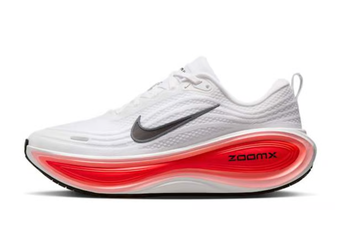Vomero Plus Men's :White | Bright Crimson