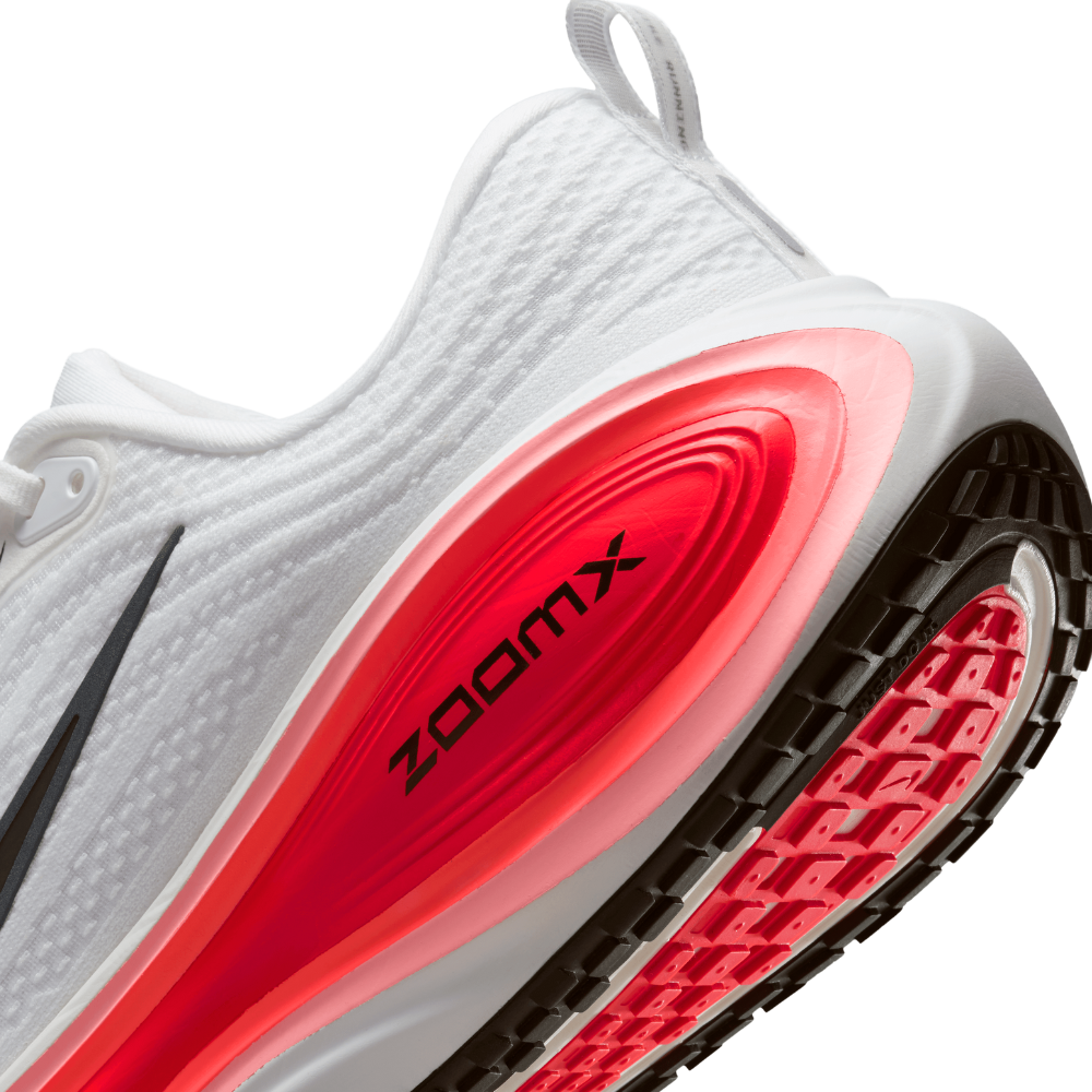 Vomero Plus Men's :White | Bright Crimson