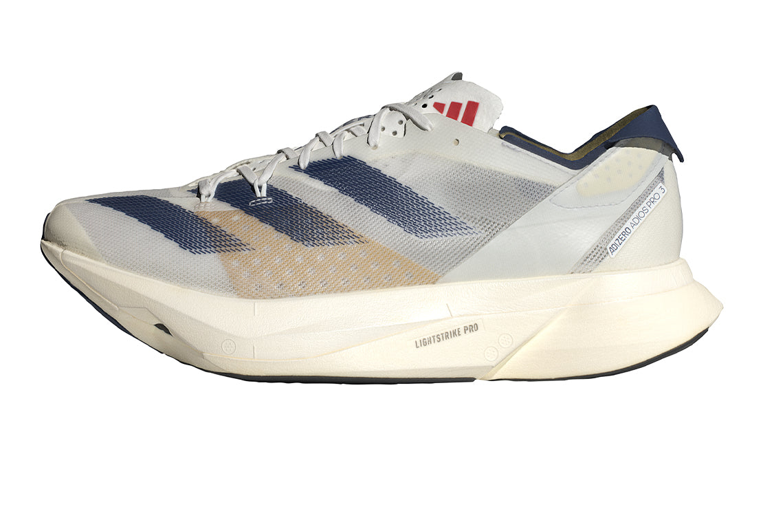 Adizero Adios Pro 3 Men's :Cloud White | Dark Blue