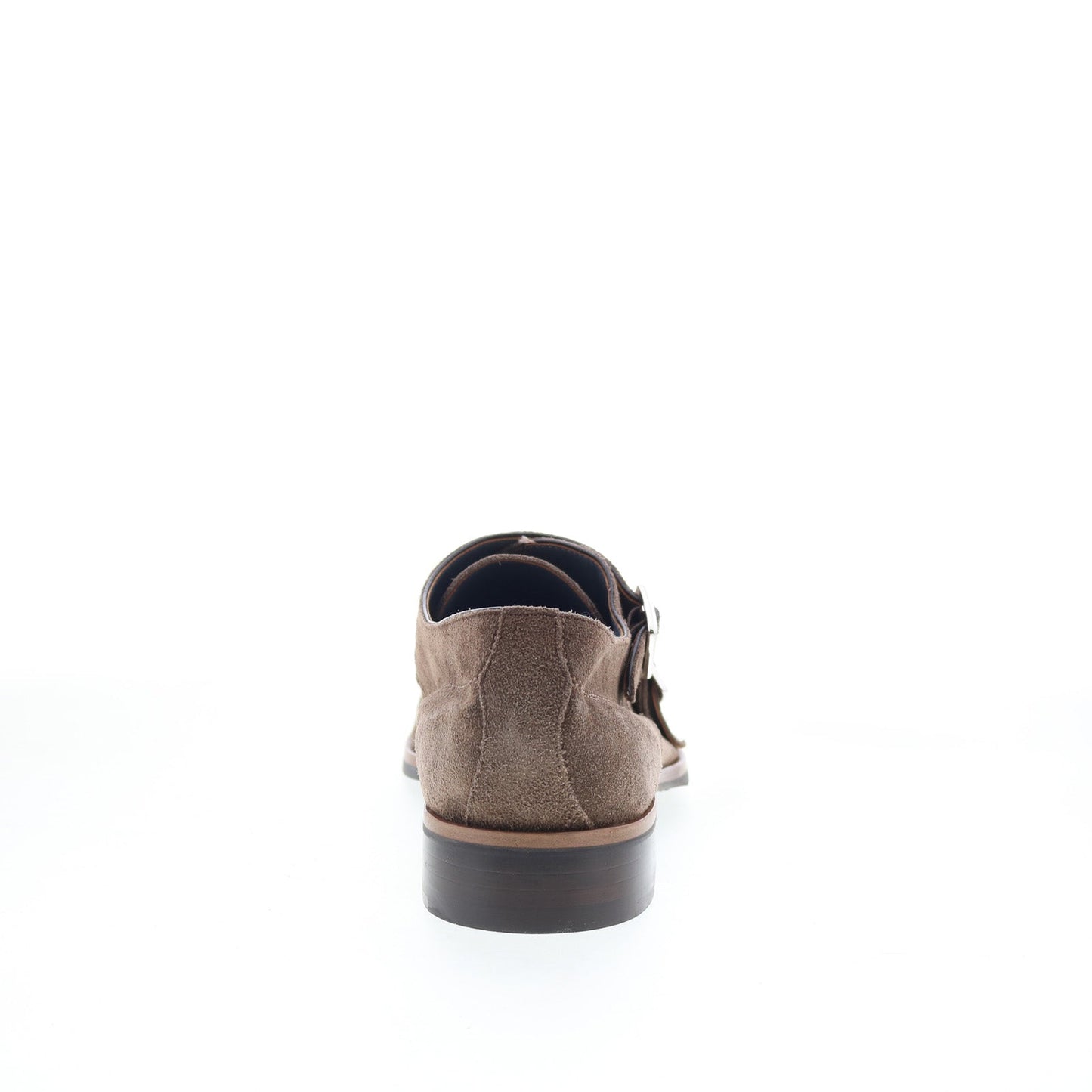 Di Bianco Isernia Mens Brown Suede Hook & Loop Loafers & Slip Ons Casual Shoes