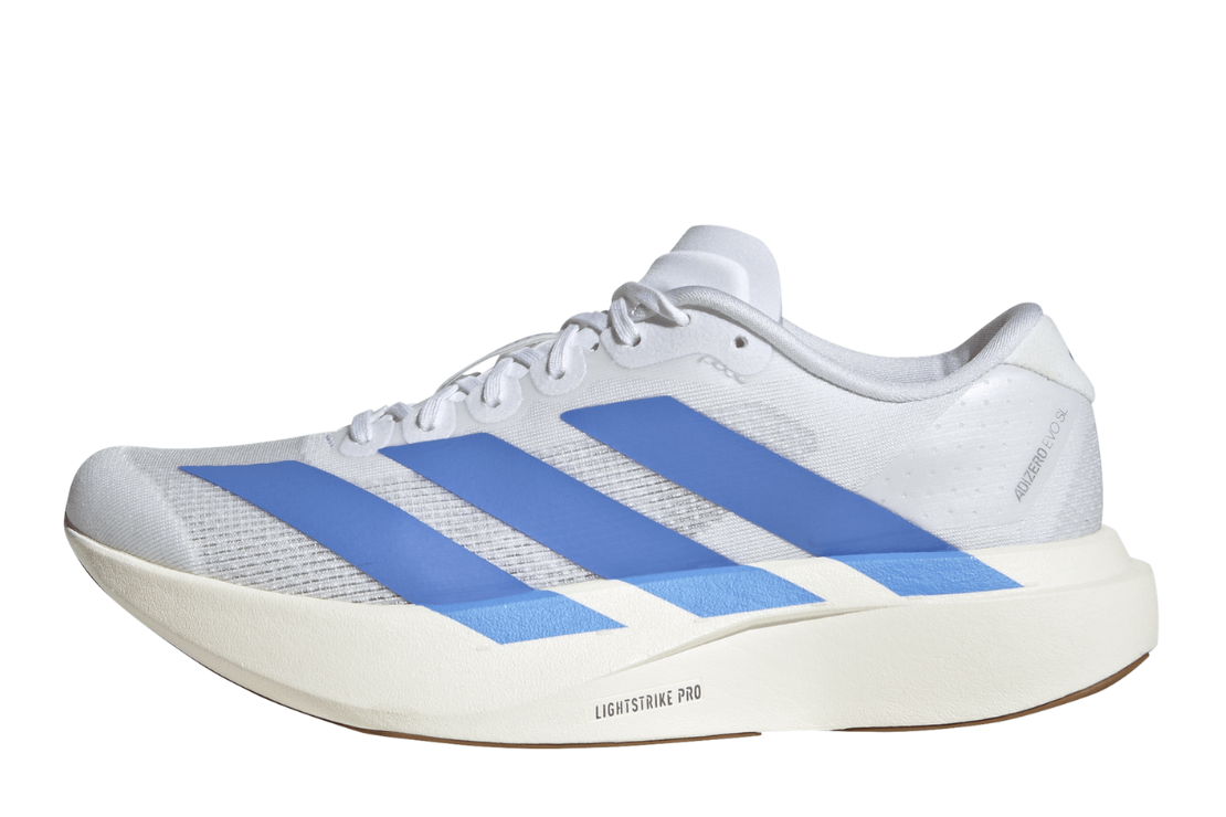 Adizero Evo SL Women's :Cloud White | Blue Fusion
