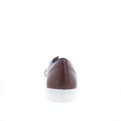 Pastori by Di Bianco Julius Mens Brown Leather Lifestyle Sneakers Shoes