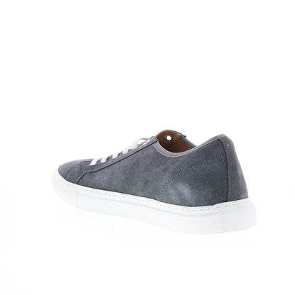 Pastori by Di Bianco Julius Mens Gray Suede Lace Up Lifestyle Sneakers Shoes
