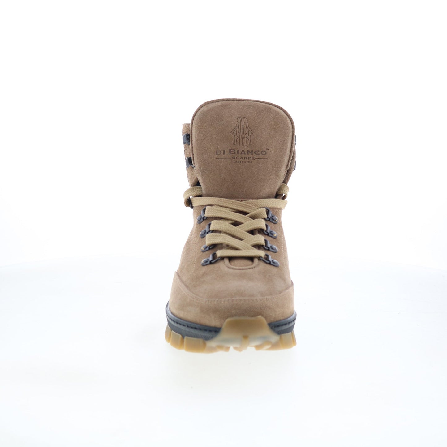 Di Bianco Livigno Mens Brown Suede Lace Up Casual Dress Boots