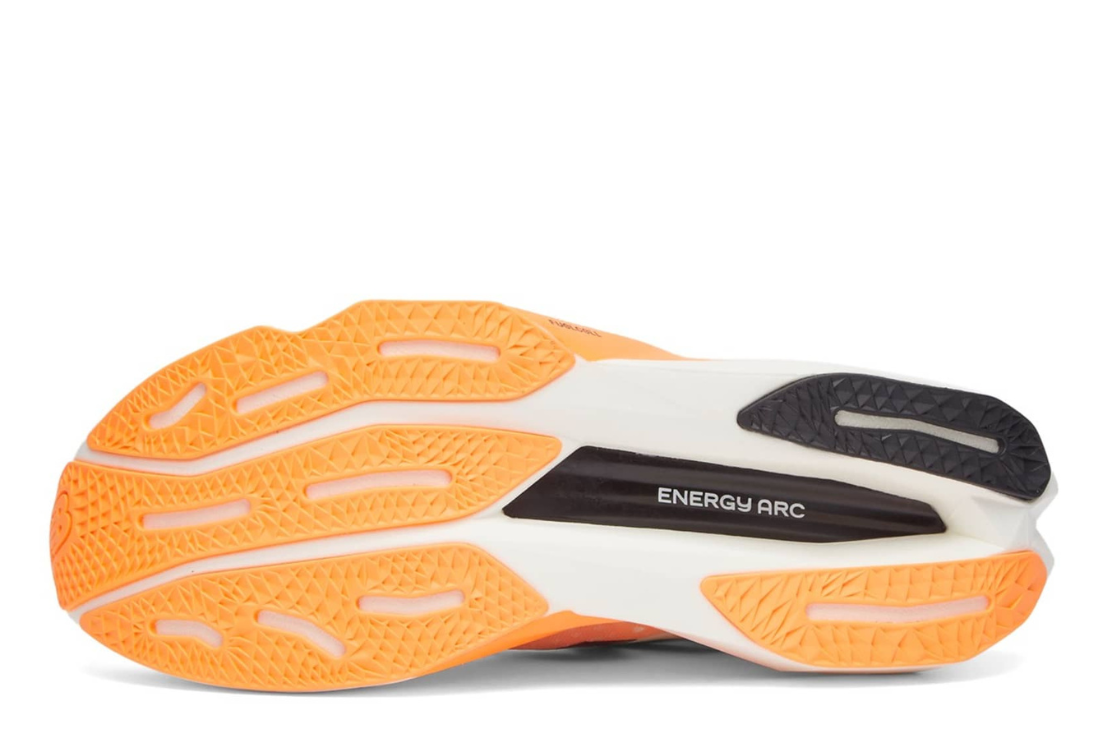 FuelCell SuperComp Elite v4 Men's :White | Hot Mango