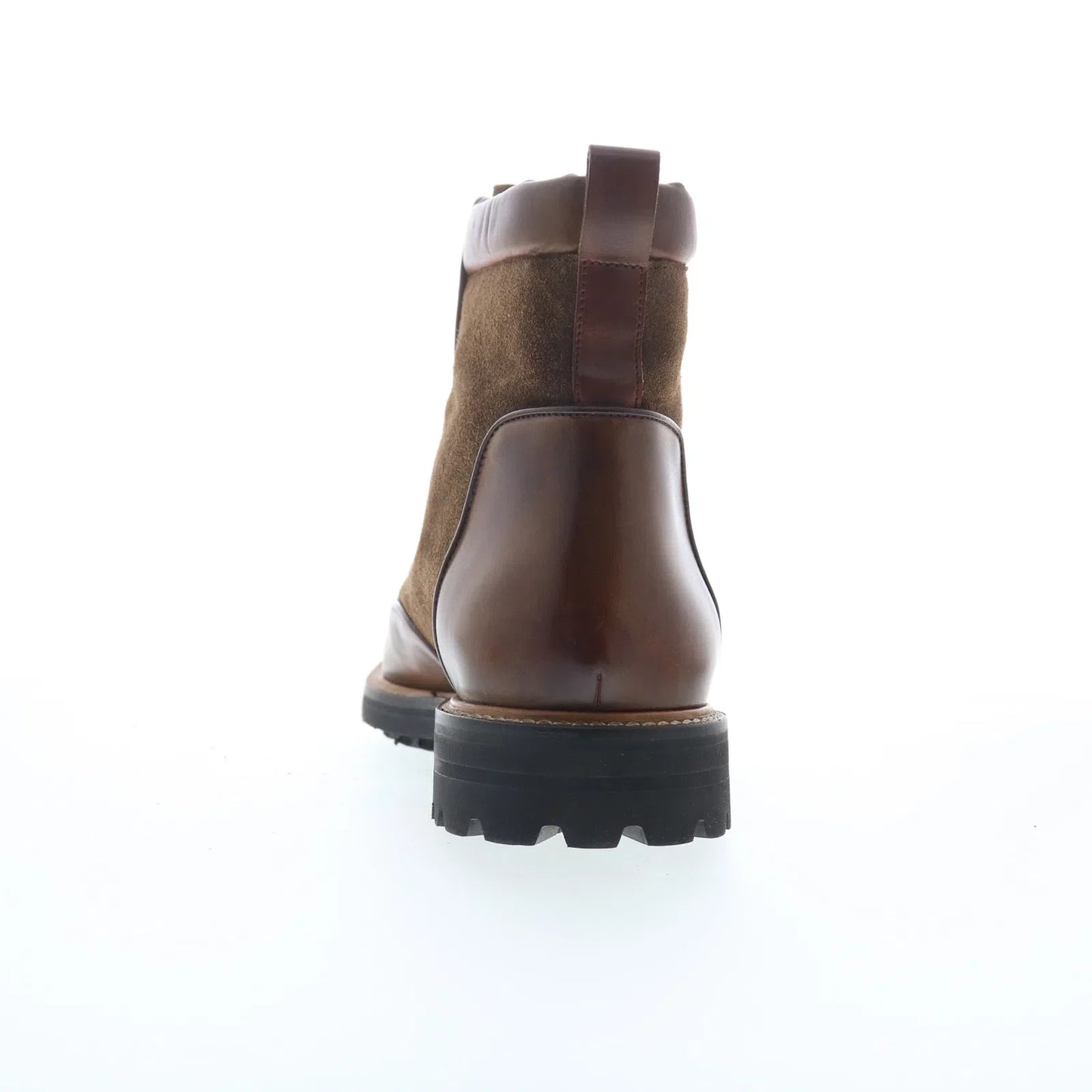 Pastori by Di Bianco Macrinus Mens Brown Leather Lace Up Casual Dress Boots