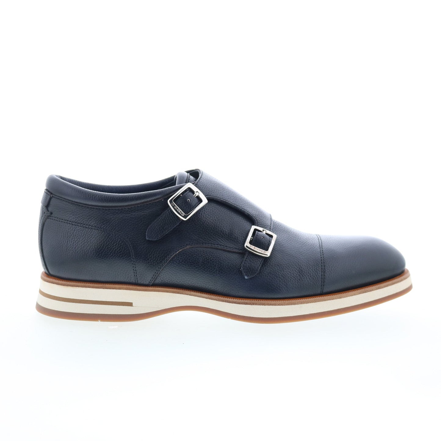 Di Bianco Micro Chiara Mens Black Leather Loafers & Slip Ons Casual Shoes