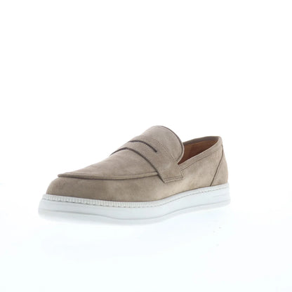 Pastori by Di Bianco Pius Mens Gray Slip On Loafers & Slip Ons Penny Shoes
