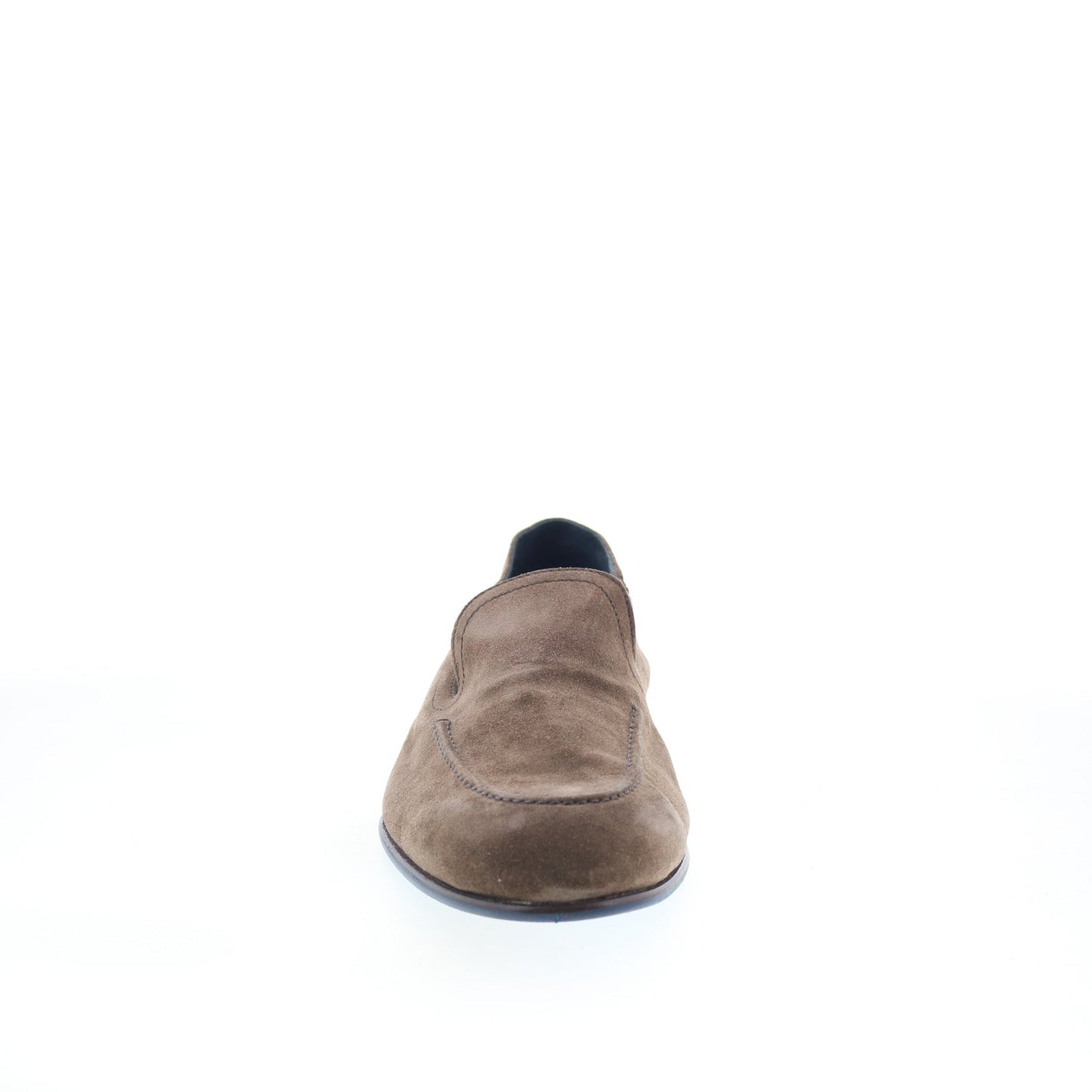 Di Bianco Positano Mens Brown Suede Slip On Loafers & Slip Ons Casual Shoes
