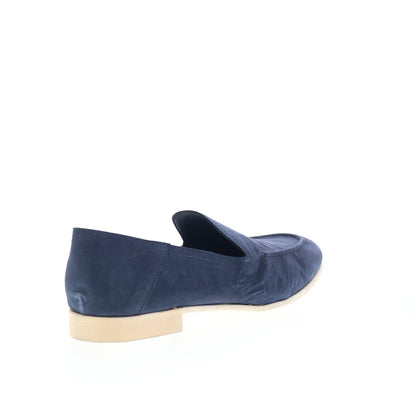Di Bianco Positano Mens Blue Leather Slip On Loafers & Slip Ons Casual Shoes