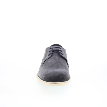 Pastori by Di Bianco Publius Mens Gray Suede Oxfords & Lace Ups Casual Shoes