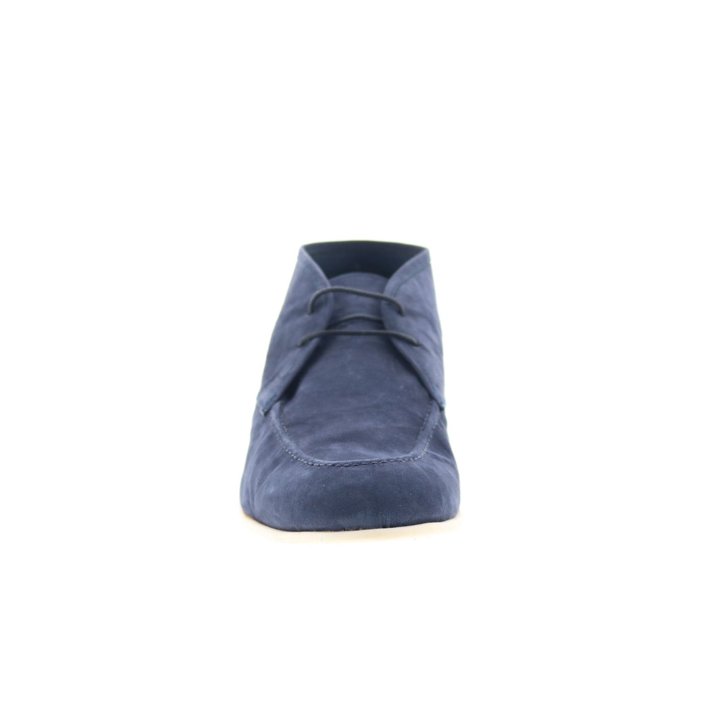 Di Bianco Rieti Mens Blue Leather Lace Up Chukkas Boots