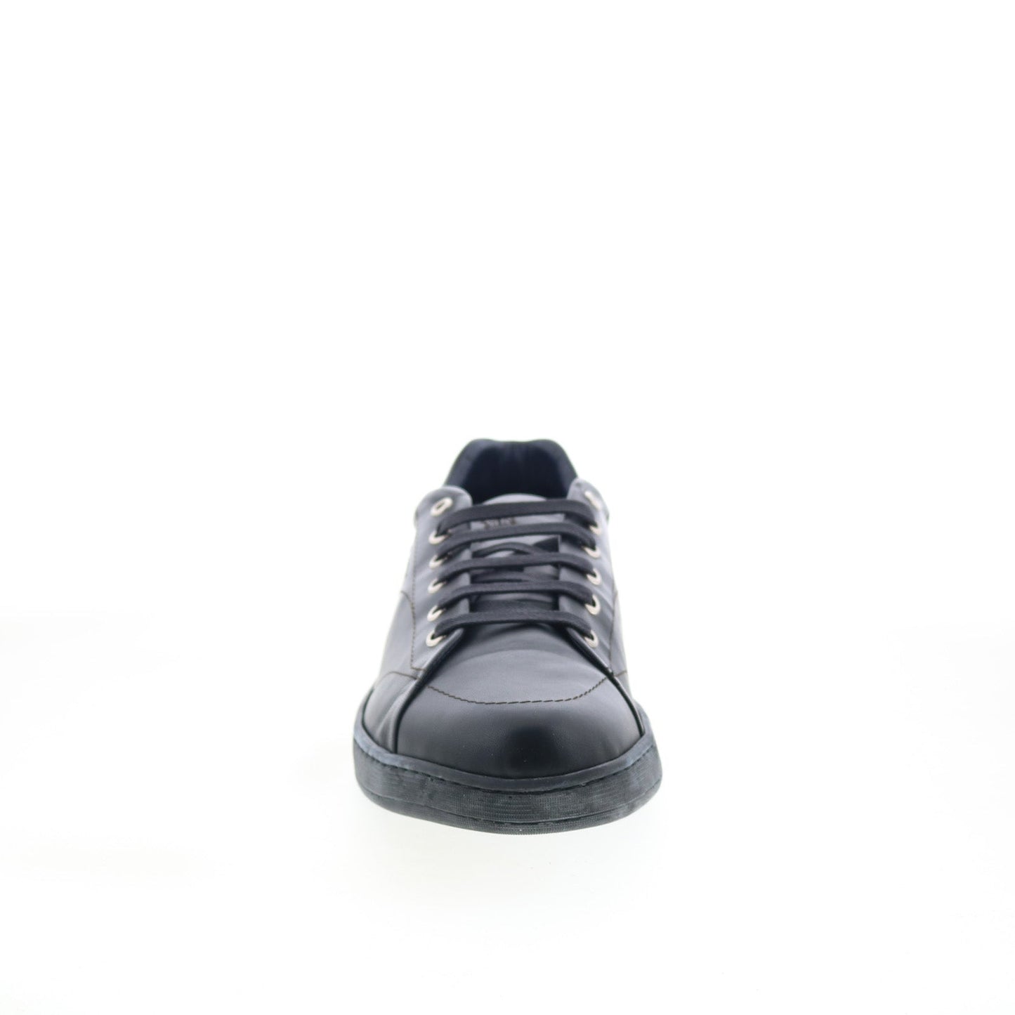 Di Bianco Rippel Cerato Mens Black Leather Lace Up Lifestyle Sneakers Shoes