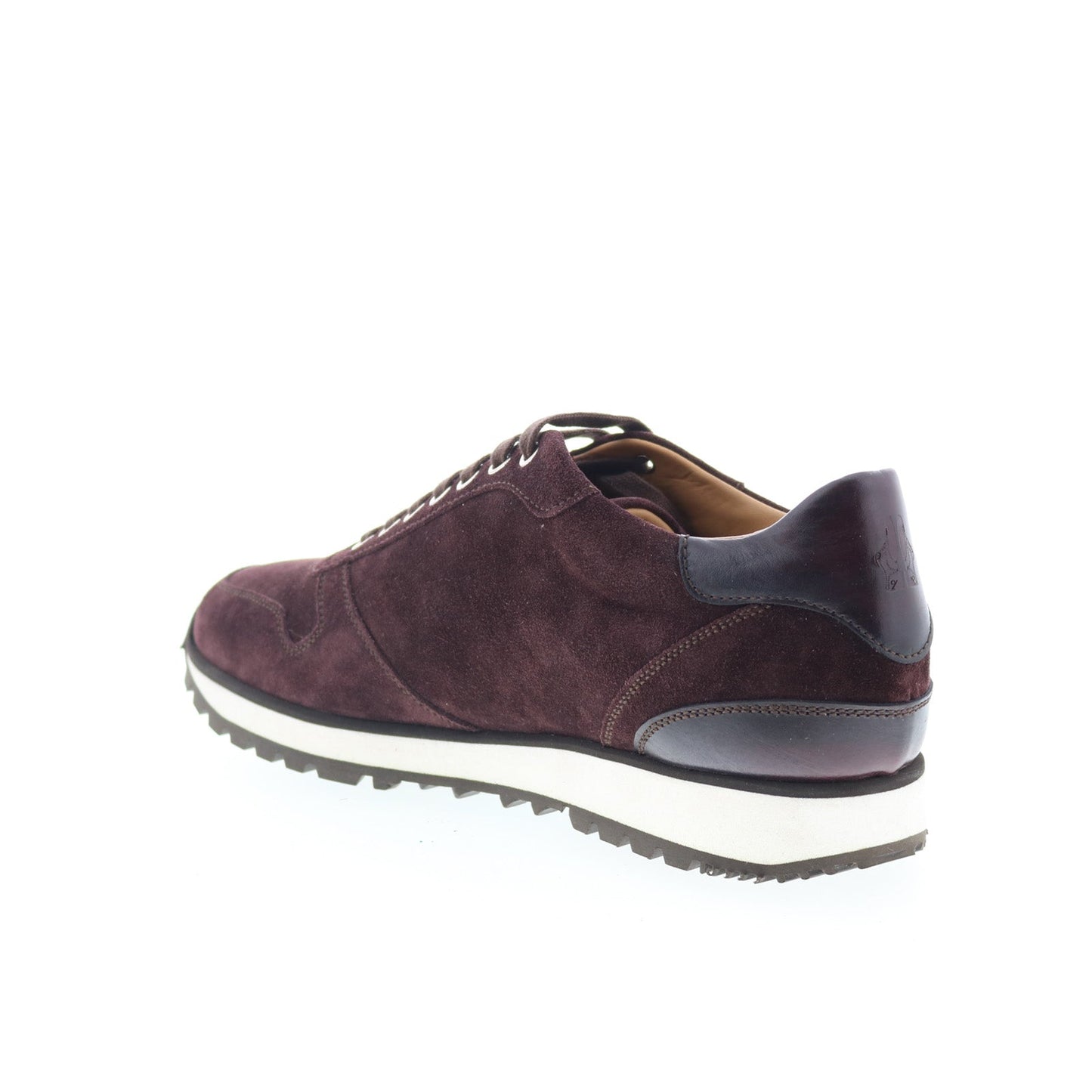 Di Bianco SB308 Mens Burgundy Suede Lace Up Lifestyle Sneakers Shoes