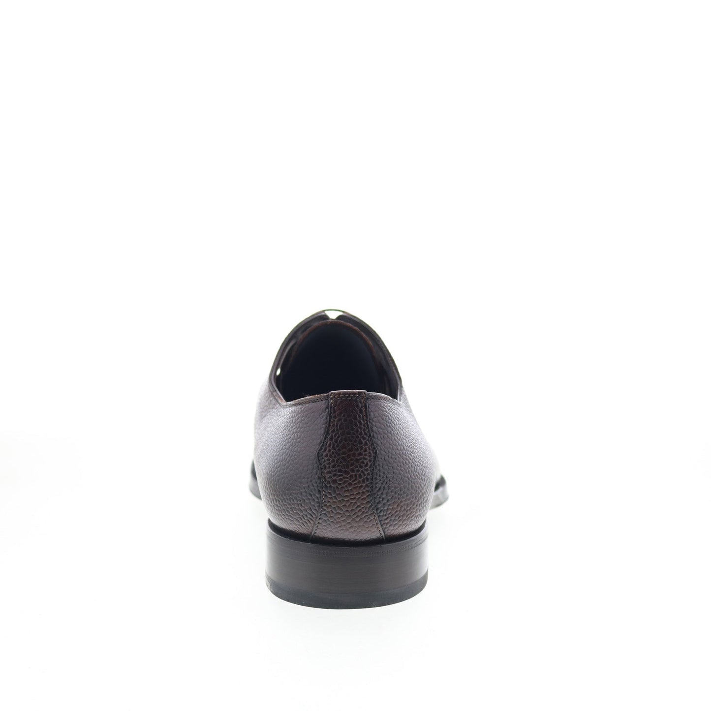 Di Bianco SBP899 Mens Brown Leather Oxfords & Lace Ups Plain Toe Shoes