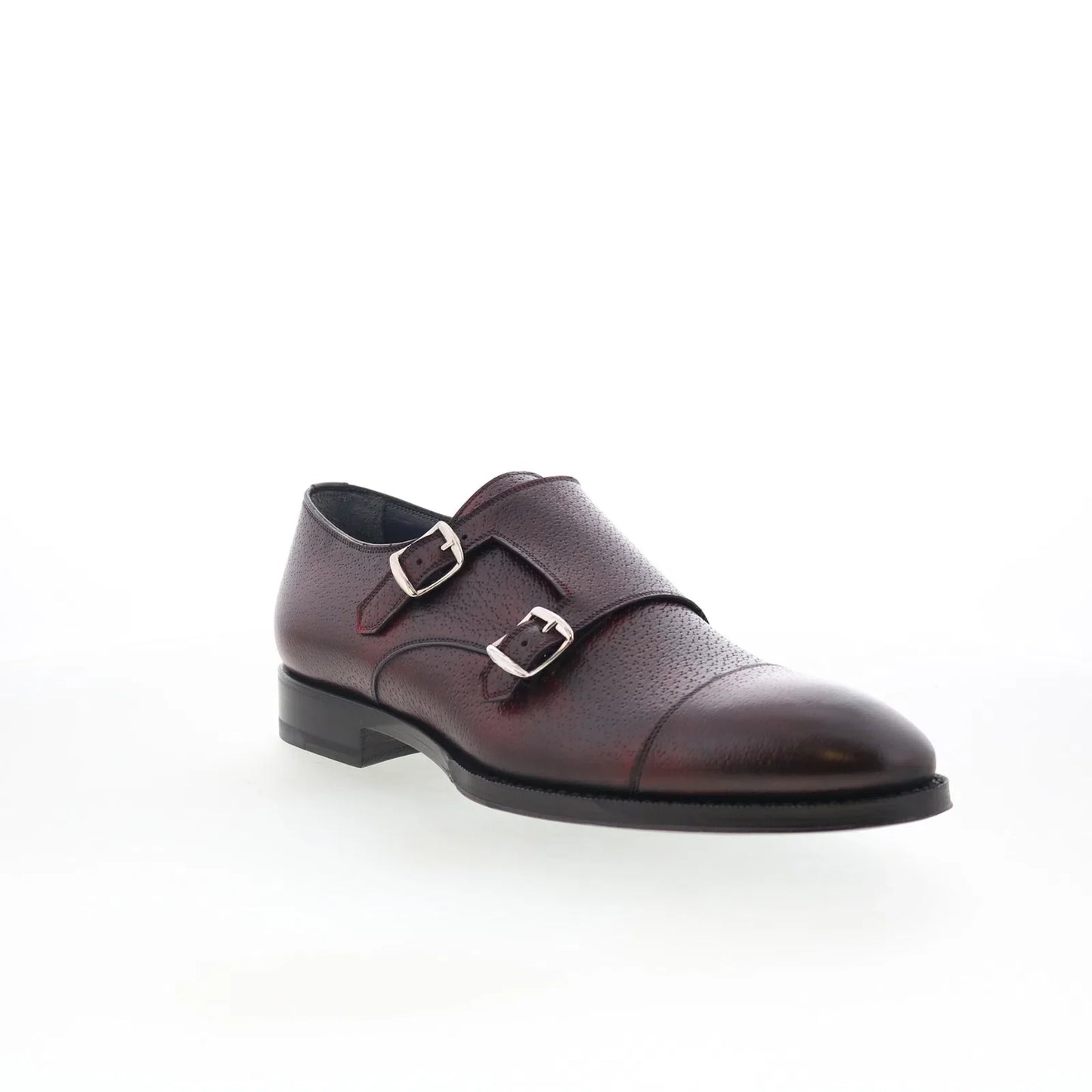 Di Bianco SBP934 Mens Burgundy Leather Loafers & Slip Ons Casual Shoes