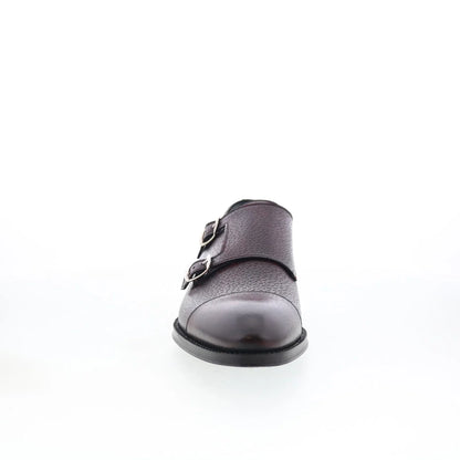 Di Bianco SBP934 Mens Burgundy Leather Loafers & Slip Ons Casual Shoes