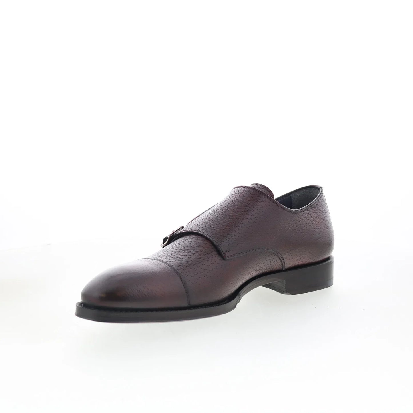 Di Bianco SBP934 Mens Burgundy Leather Loafers & Slip Ons Casual Shoes