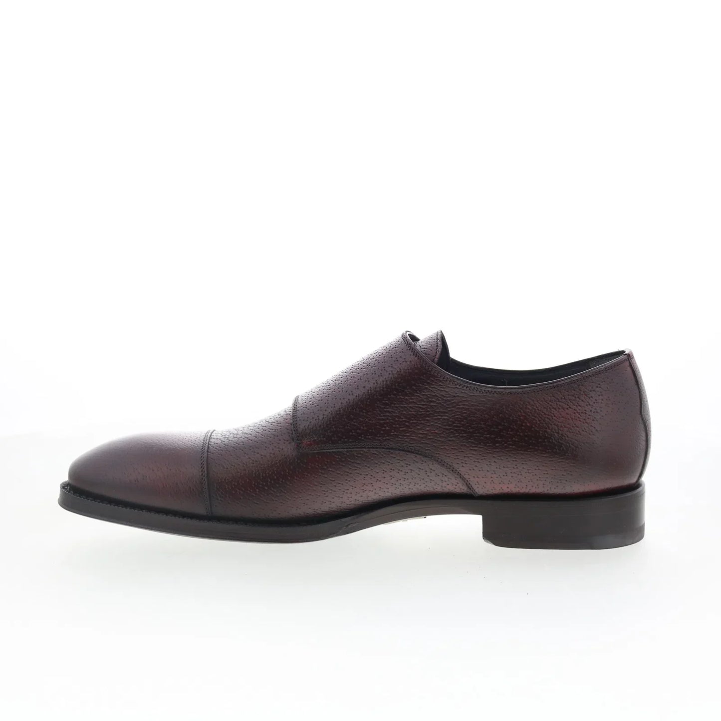 Di Bianco SBP934 Mens Burgundy Leather Loafers & Slip Ons Casual Shoes