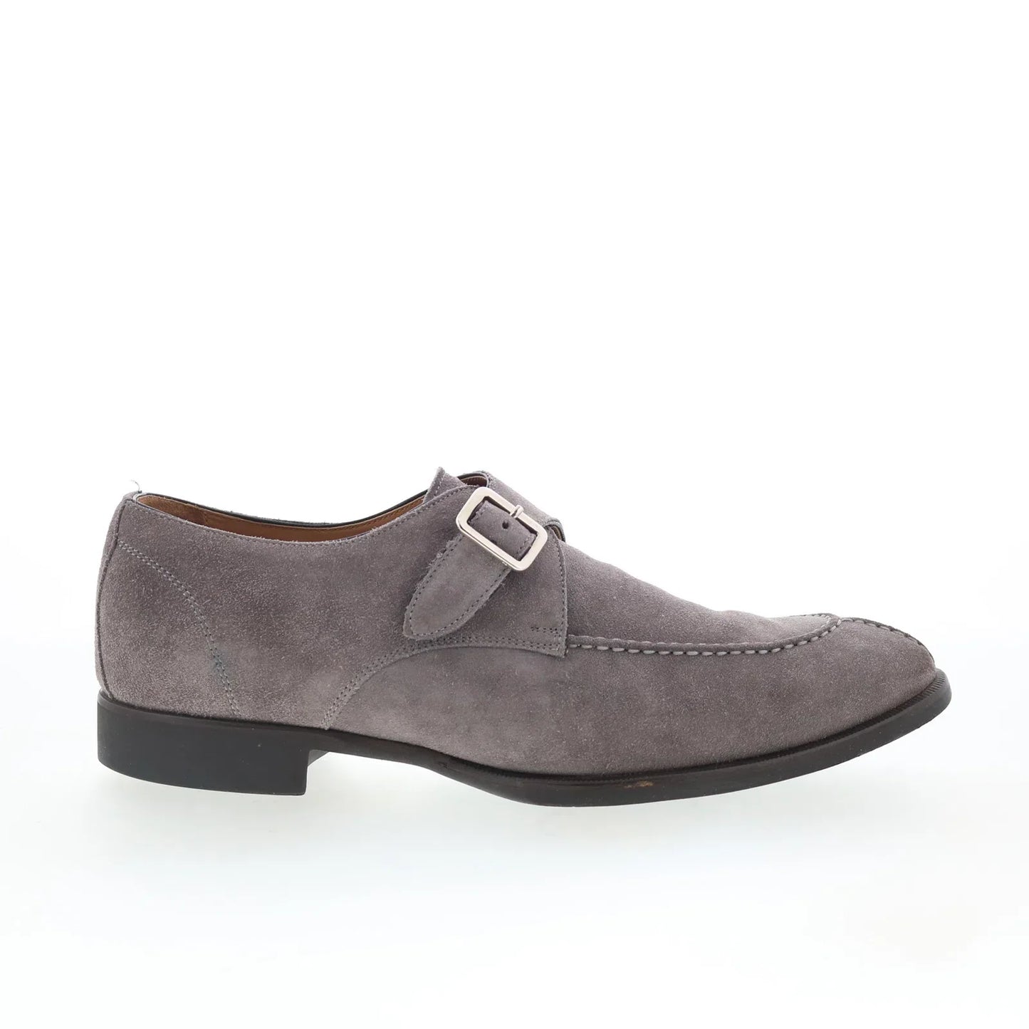 Di Bianco SC542 Mens Gray Suede Loafers & Slip Ons Casual Shoes
