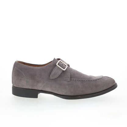 Di Bianco SC542 Mens Gray Suede Loafers & Slip Ons Casual Shoes