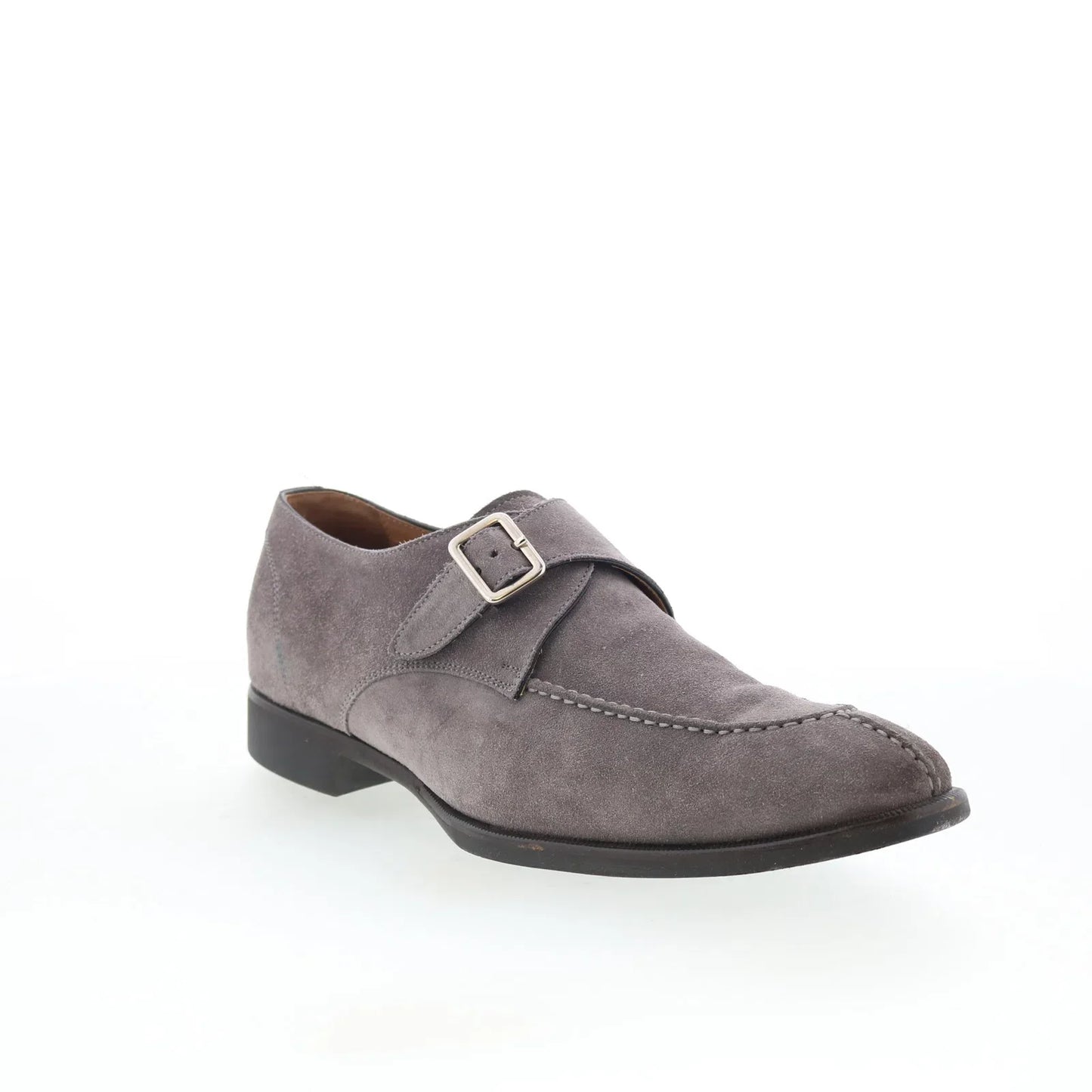 Di Bianco SC542 Mens Gray Suede Loafers & Slip Ons Casual Shoes