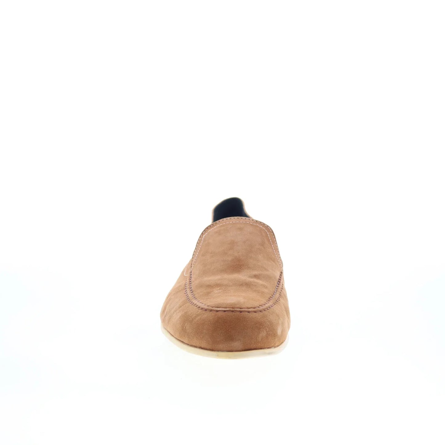 Di Bianco Salino Mens Brown Suede Slip On Loafers & Slip Ons Casual Shoes
