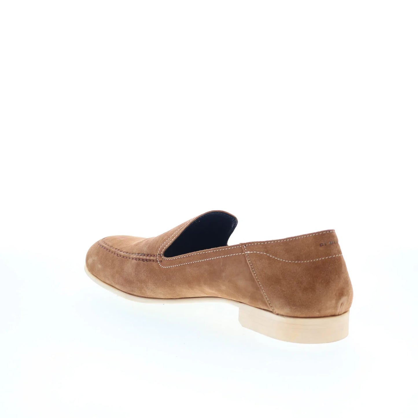 Di Bianco Salino Mens Brown Suede Slip On Loafers & Slip Ons Casual Shoes