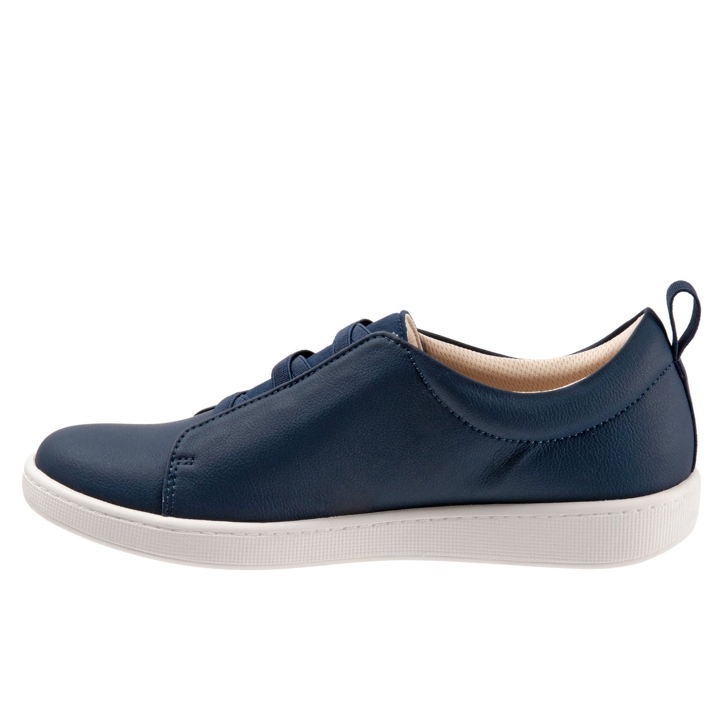Trotters Avrille T2051-400 Womens Blue Wide Lifestyle Sneakers Shoes