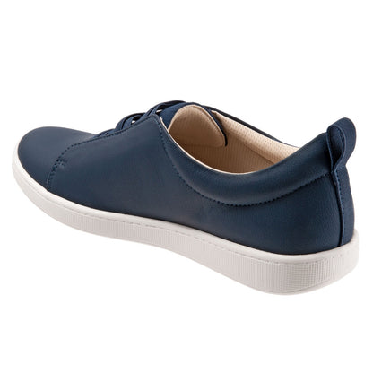Trotters Avrille T2051-400 Womens Blue Wide Lifestyle Sneakers Shoes