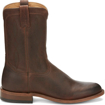Tony Lama Monterey Round Toe Cowhide Mens Brown Wide Cowboy Western Boots