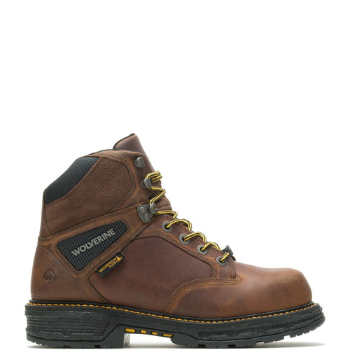 Wolverine Hellcat Ultraspring Waterproof CarbonMax 6" Mens Brown Work Boots