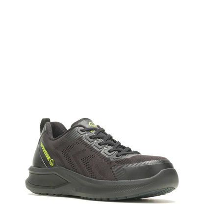 Wolverine Bolt Knit DS DuraSpring CarbonMax LOW Mens Black Wide Work Shoes