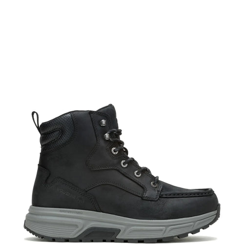 Wolverine Ride Wedge Moc EB Waterproof 6" Mens Black Work & Safety Boots