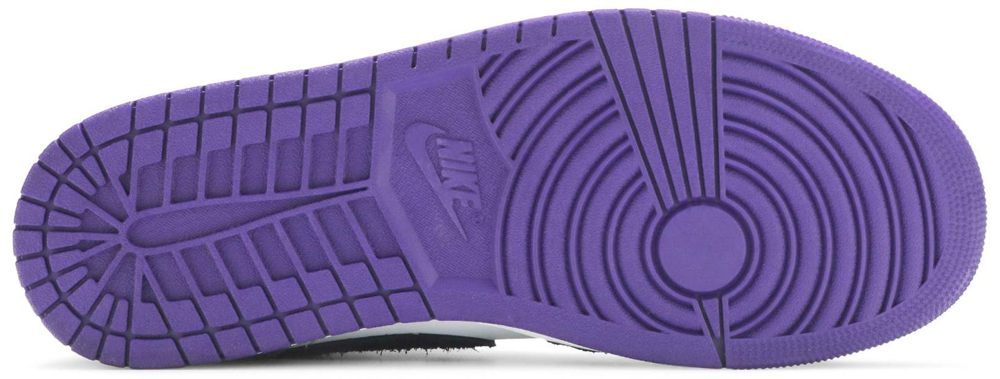 Nike Mens Air Jordan 1 Mid SE Sneakers - 'Varsity Purple'