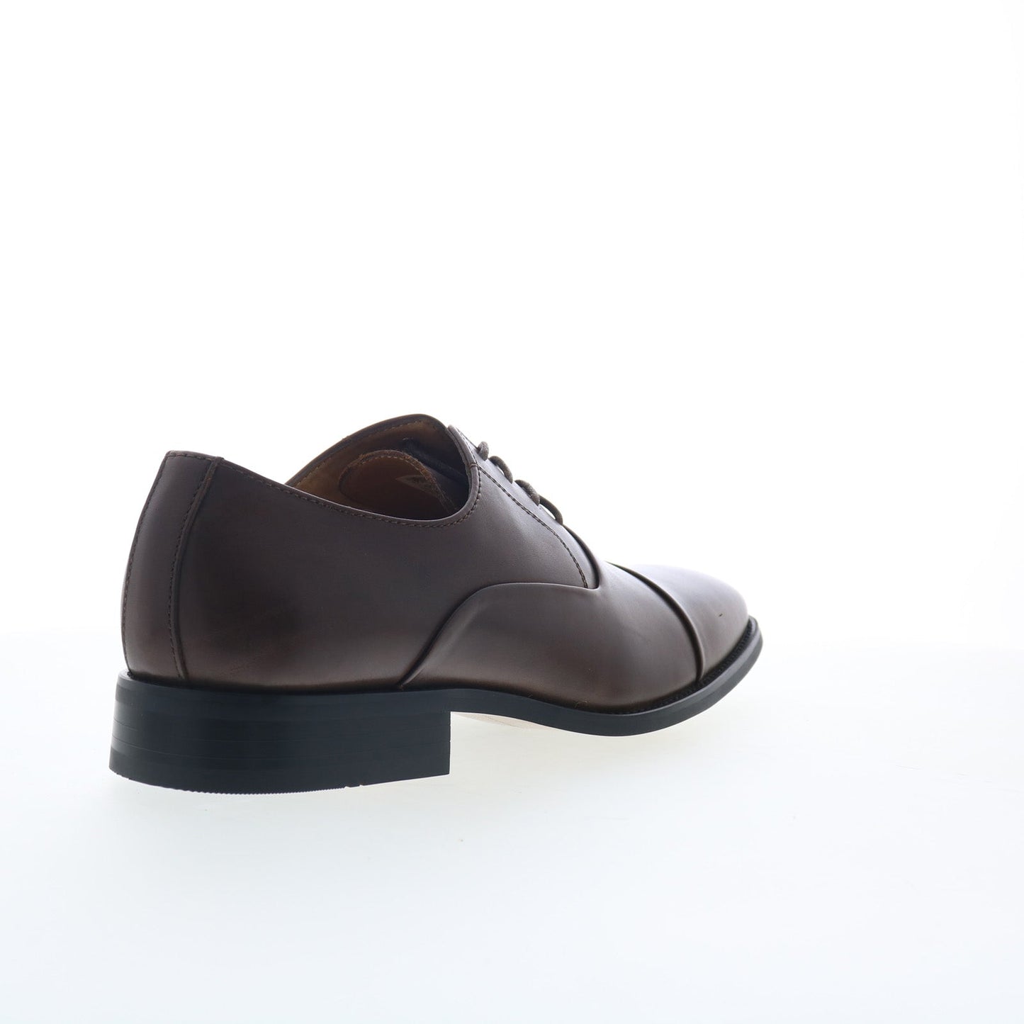 La Milano A591 Mens Brown Leather Lace Up Oxfords & Lace Ups Cap Toe Shoes